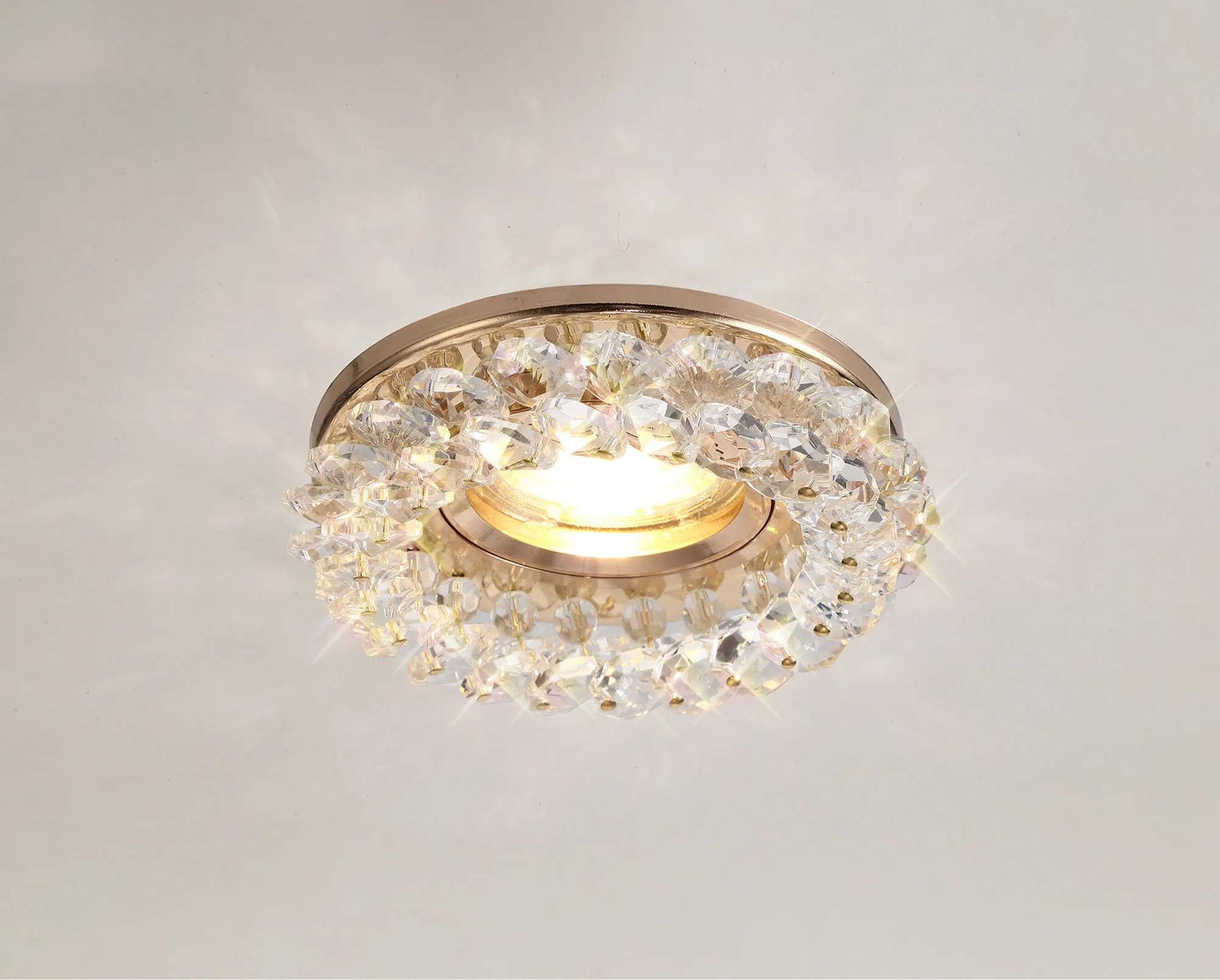 IL30805FG  Crystal Cluster Downlight Round Rim Only